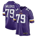 Zennovawear Men's Minnesota Vikings Kenny Willekes Purple Game Jersey
