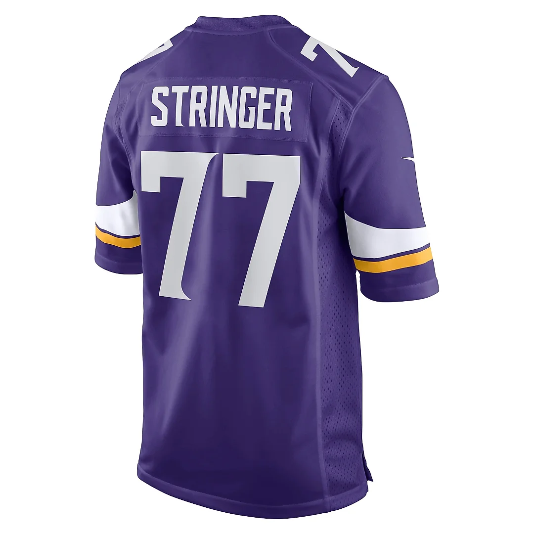 Zennovawear Men's Minnesota Vikings Korey Stringer Purple Retired Player Jersey