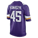 Zennovawear Men's Minnesota Vikings Kunaszyk Purple Game Jersey