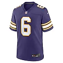 Zennovawear Men's Minnesota Vikings Lewis Cine Purple Classic Player Game Jersey