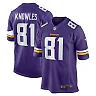Zennovawear Men's Minnesota Vikings Malik Knowles Purple Team Game Jersey