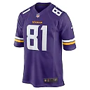 Zennovawear Men's Minnesota Vikings Malik Knowles Purple Team Game Jersey