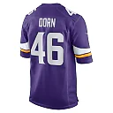 Zennovawear Men's Minnesota Vikings Myles Dorn Purple Game Jersey