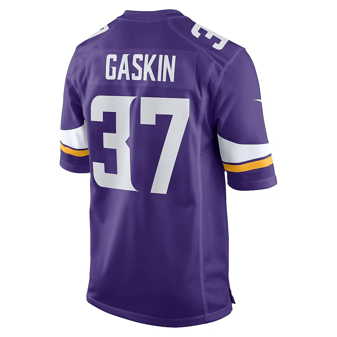 Zennovawear Men's Minnesota Vikings Myles Gaskin Purple Team Game Jersey