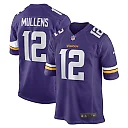 Zennovawear Men's Minnesota Vikings Nick Mullens Purple Game Player Jersey