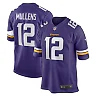 Zennovawear Men's Minnesota Vikings Nick Mullens Purple Game Player Jersey