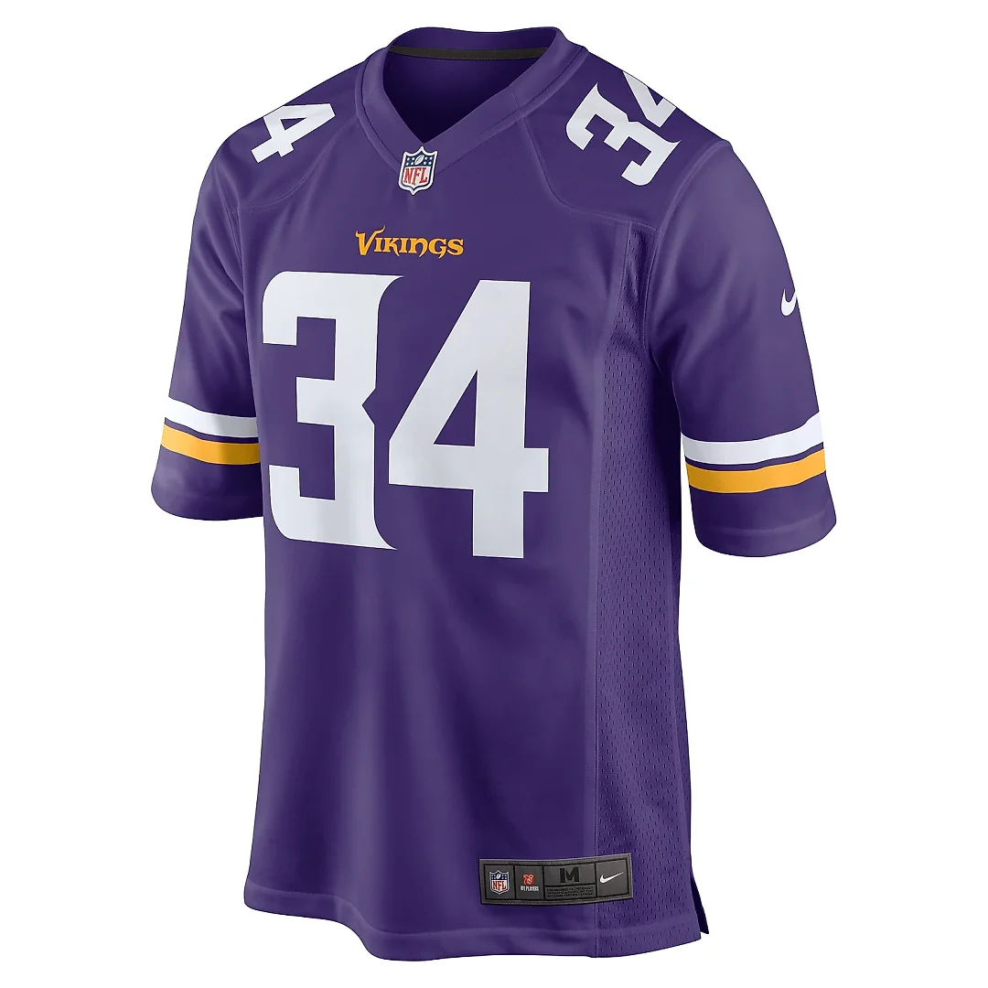 Zennovawear Men's Minnesota Vikings Nick Muse Purple Home Game Player Jersey