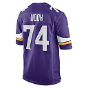 Zennovawear Men's Minnesota Vikings Oli Udoh Purple Game Jersey