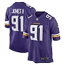 Zennovawear Men's Minnesota Vikings Patrick Jones II Purple Team Game Player Jersey