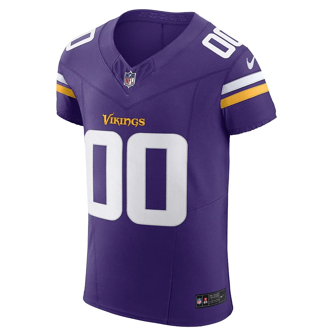 Zennovawear Men's Minnesota Vikings Purple Vapor F.U.S.E. Elite Custom Jersey