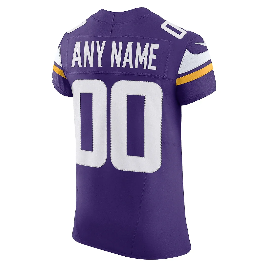 Zennovawear Men's Minnesota Vikings Purple Vapor F.U.S.E. Elite Custom Jersey