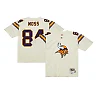 Zennovawear Men's Minnesota Vikings Randy Moss Mitchell & Ness Cream Chainstitch Legacy Jersey