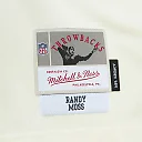 Zennovawear Men's Minnesota Vikings Randy Moss Mitchell & Ness Cream Chainstitch Legacy Jersey