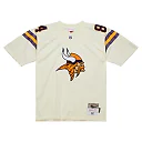 Zennovawear Men's Minnesota Vikings Randy Moss Mitchell & Ness Cream Chainstitch Legacy Jersey