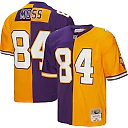 Zennovawear Men's Minnesota Vikings Randy Moss Mitchell & Ness Purple/Gold 1998 Split Legacy Jersey