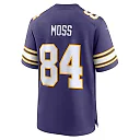 Zennovawear Men's Minnesota Vikings Randy Moss Purple Classic Retired Player Game Jersey