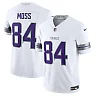 Zennovawear Men's Minnesota Vikings Randy Moss White Alternate Vapor F.U.S.E. Retired Player Limited Jersey
