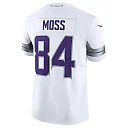 Zennovawear Men's Minnesota Vikings Randy Moss White Alternate Vapor F.U.S.E. Retired Player Limited Jersey