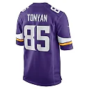 Zennovawear Men's Minnesota Vikings Robert Tonyan Purple Team Game Jersey