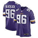 Zennovawear Men's Minnesota Vikings Ross Blacklock Purple Game Player Jersey