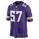 Zennovawear Men's Minnesota Vikings Ryan Connelly Purple Game Jersey