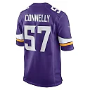 Zennovawear Men's Minnesota Vikings Ryan Connelly Purple Game Jersey