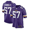 Zennovawear Men's Minnesota Vikings Ryan Connelly Purple Game Jersey