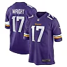 Zennovawear Men's Minnesota Vikings Ryan Wright Purple Game Jersey