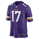 Zennovawear Men's Minnesota Vikings Ryan Wright Purple Game Jersey