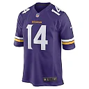 Zennovawear Men's Minnesota Vikings Ryan Wright Purple Game Player Jersey