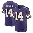 Zennovawear Men's Minnesota Vikings Sam Darnold Purple Alternate Game Jersey