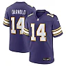 Zennovawear Men's Minnesota Vikings Sam Darnold Purple Alternate Game Jersey
