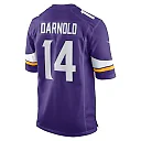 Zennovawear Men's Minnesota Vikings Sam Darnold Purple Team Game Jersey