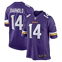 Zennovawear Men's Minnesota Vikings Sam Darnold Purple Team Game Jersey