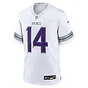 Zennovawear Men's Minnesota Vikings Sam Darnold White Alternate Game Player Jersey