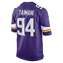 Zennovawear Men's Minnesota Vikings Taki Taimani Purple Game Jersey