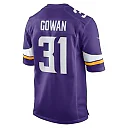 Zennovawear Men's Minnesota Vikings Tay Gowan Purple Home Game Player Jersey