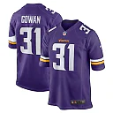 Zennovawear Men's Minnesota Vikings Tay Gowan Purple Home Game Player Jersey