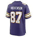 Zennovawear Men's Minnesota Vikings T.J. Hockenson Purple Classic Player Game Jersey