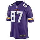 Zennovawear Men's Minnesota Vikings T.J. Hockenson Purple Game Player Jersey