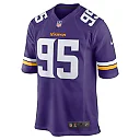 Zennovawear Men's Minnesota Vikings Travis Bell Purple Game Jersey