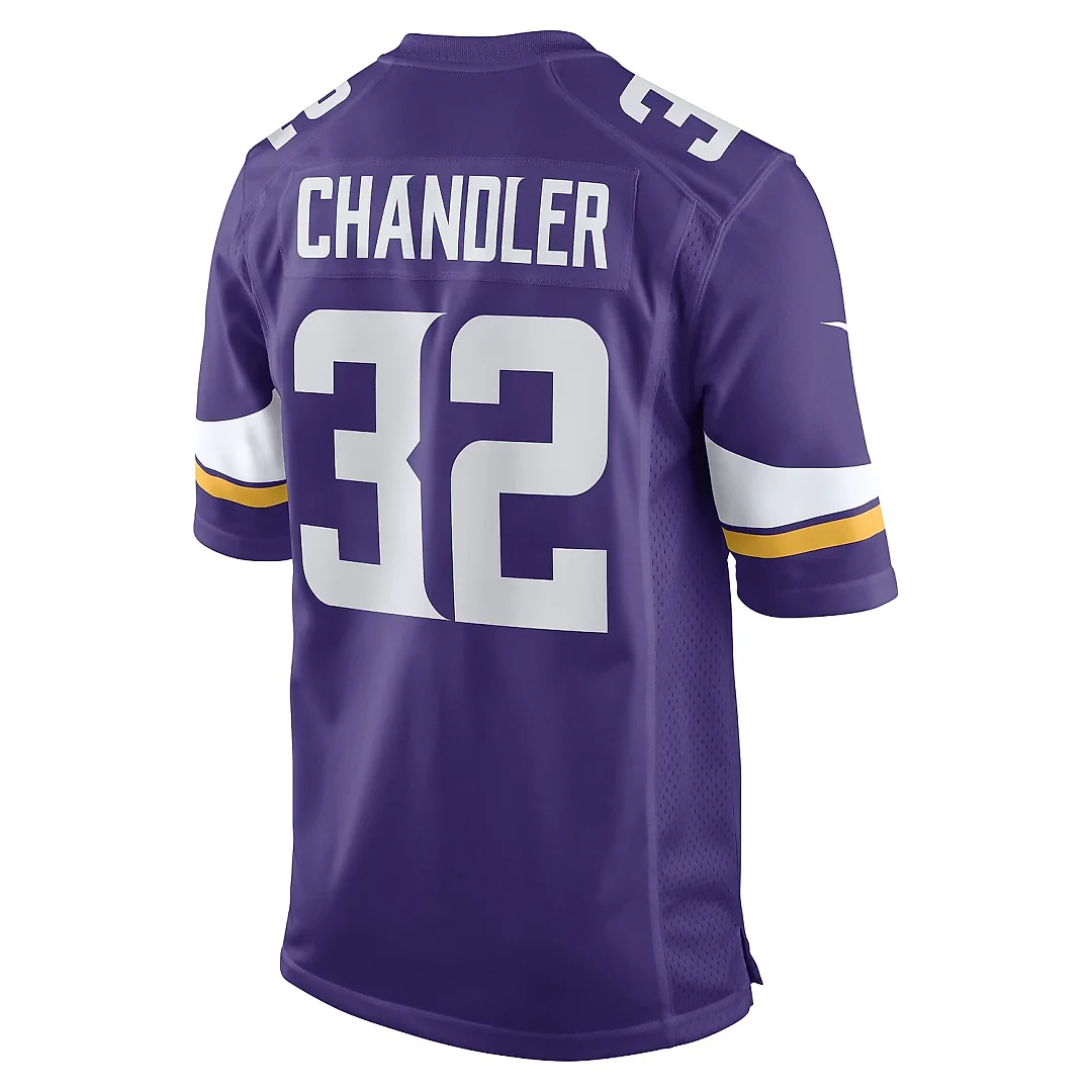 Zennovawear Men's Minnesota Vikings Ty Chandler Purple Game Player Jersey
