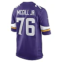 Zennovawear Men's Minnesota Vikings T.Y. McGill Jr. Purple Game Player Jersey
