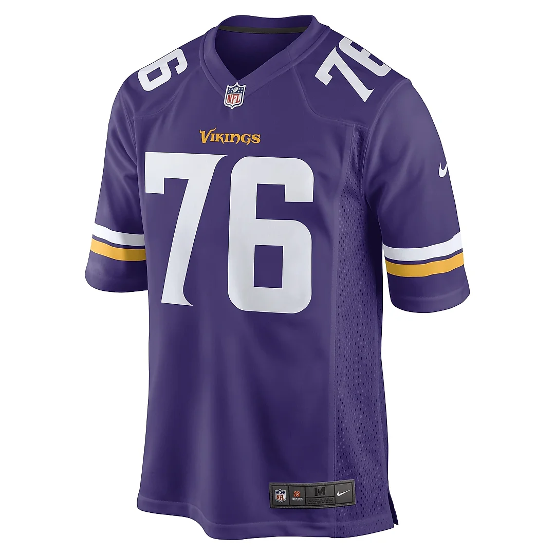 Zennovawear Men's Minnesota Vikings T.Y. McGill Jr. Purple Game Player Jersey