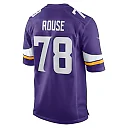 Zennovawear Men's Minnesota Vikings Walter Rouse Purple Game Jersey