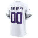 Zennovawear Men's Minnesota Vikings White Alternate Custom Game Jersey