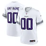 Zennovawear Men's Minnesota Vikings White Alternate Custom Game Jersey