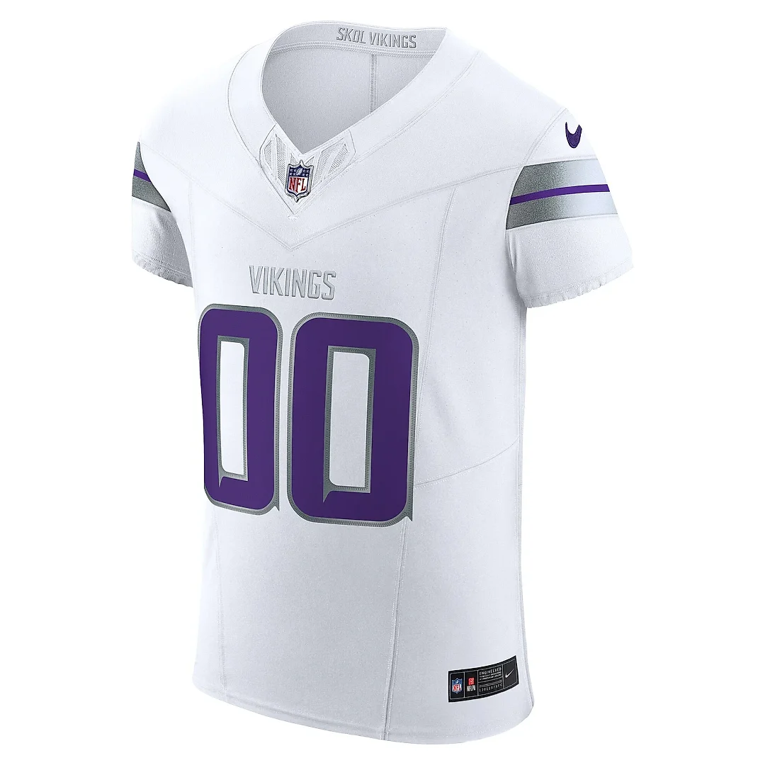 Zennovawear Men's Minnesota Vikings White Vapor F.U.S.E. Elite Custom Jersey