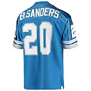 Zennovawear Barry Sanders Detroit Lions 1991 Authentic Throwback Retired Player Jersey - Blue