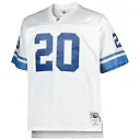 Zennovawear Barry Sanders Detroit Lions Big & Tall 1996 Retired Player Replica Jersey - White